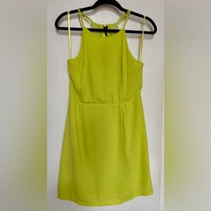 Very J Lime Green Sleeveless Dress